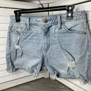 Universal Thread High Rise Shortie‎ Hot Pants/Shorts Women's Sz 6/28R Distressed